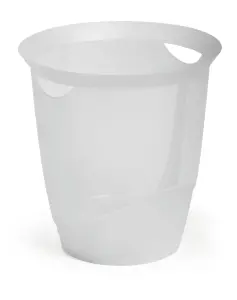 Durable TREND Plastic Waste Recycling Bin - 16 Litre - Transparent