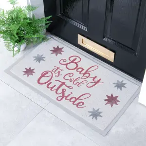 Baby it's Cold Outside Outdoor Doormat 70 x 40cm