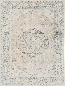 AMAYRA Machine Washable Vintage Area Rug 66 x 115 cm