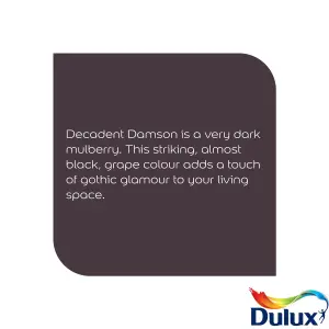 Dulux Easycare Washable & Tough Decadent Damson Matt Wall paint, 30ml