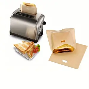 8 Reusable Toaster Bags Toastie Toast Pockets