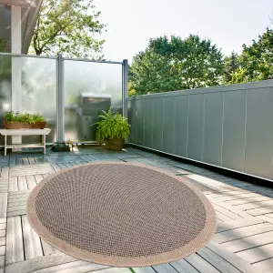 Nature Collection Outdoor Rug in Dark Grey  5200DG