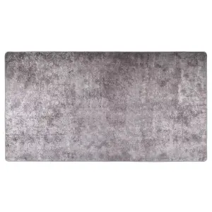 Rug Washable 190x300 cm Grey Anti Slip