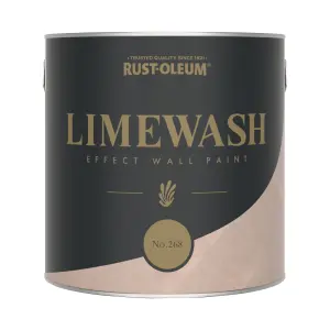 Rust-Oleum Brown Limewash Effect Wall Paint - No.268 2.5L