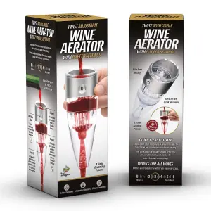 Twist Aerator Red or White Wine Aeration Pourer Oxygenator Taste Enhancer Dispenser