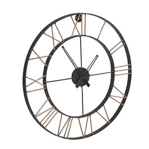 Lincoln Large Clock - Metal - L60 x W60 x H2 cm