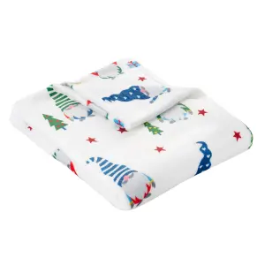 Festive Gonks Super Soft Fleece Throw