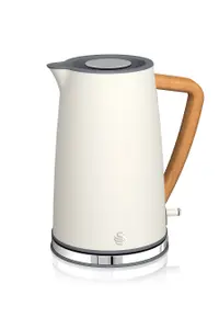 Swan Nordic Kettle, Toaster & Microwave Triple Pack White