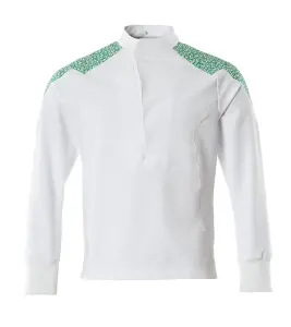 Mascot Food & Care Ultimate Stretch Smock (White/Grass Green)  (Small)