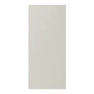 GoodHome Stevia Matt sandstone Slab Tall wall Cabinet door (W)400mm (H)895mm (T)18mm