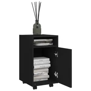 Makenzlie File Cabinet Black