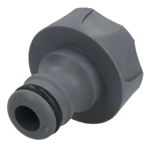 Grey Hozelock Adaptor Adaptor Juction Push Connector Hose Pipe Threaded