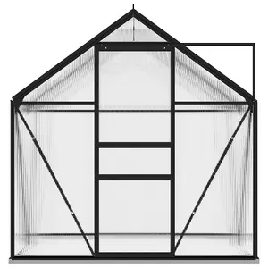 Berkfield Greenhouse Anthracite Aluminium 2.47 m2