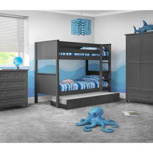 Vivanco Single (3') Standard Bunk Bed Anthracite