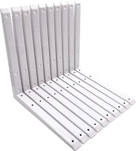 EAI Strong Shelf Bracket Mitre Reinforced Hi-Load Pattern 350 x 350mm Pack of 10