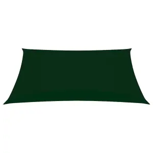 Berkfield Sunshade Sail Oxford Fabric Rectangular 3.5x5 m Dark Green