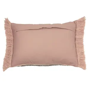 furn. Sigrid Scandi Fringed Feather Filled Cushion