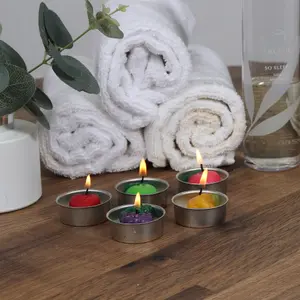 Tea Light Candle Set of 10 Fruit Themed Tea Lights by Laeto Ageless Aromatherapy - FREE DELIVERY INCLUDED