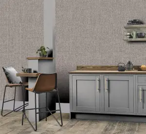 Arthouse Country Plain Charcoal Wallpaper