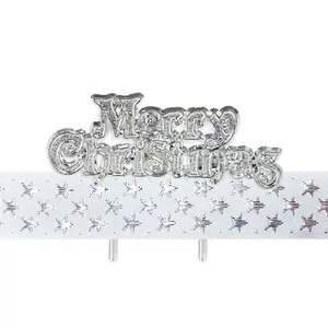 Anniversary House Star Christmas Cake Decorating Kit Silver/White (One Size)