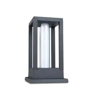 Luminosa Maribo LED Pedestal Light IP54 7W 4000K Anthracite