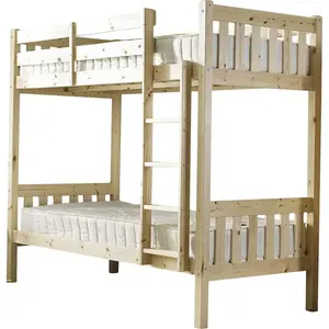 Cambridge Solid Pine Heavy Duty Bunk Bed Short-Single (90cm by 160cm)