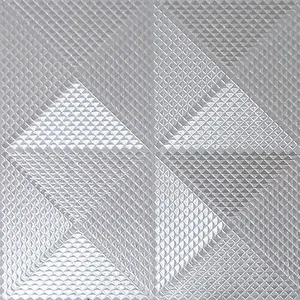 Silver Foil Diamond Geometric Wallpaper Textured Vinyl Shimmer Arthouse Gianni