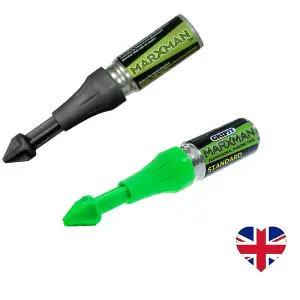 MarXman Green Standard x1 Chalk Black Deep x1 Marking Pen Hole Marking XMS21SPOT