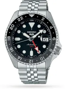 Seiko 5 Sports Black Grape' GMT 42.5mm Mens Watch SSK001K1 42.5mm - Seiko 5 Sports Watches