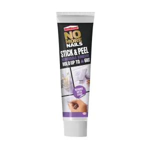 UniBond No More Nails Stick & Peel Clear Multi-material Fully removable Grab adhesive 44g