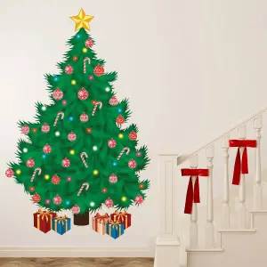 Traditional Christmas Tree Wall Stickers Wall Art, DIY Art, Home Decorations, Decals