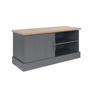 GFW Kendal Small TV Unit Slate Blue