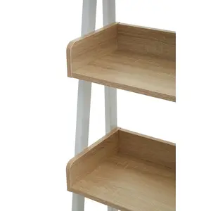 Interiors by Premier Bradbury Five Tier Natural Oak Shelf Unit