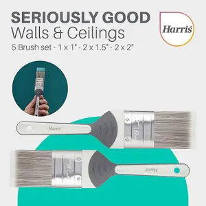 HARRIS Seriously Good Walls & Ceilings Paint Brush 5 Pack (102011009)