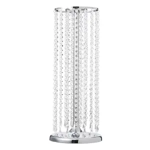 Dining Table Centrepiece Made of Tall Crystal Vase