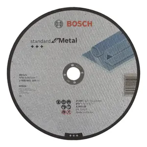 Bosch Professional Metal Cutting Disc - Straight, Standard A 30 S BF, 230mm x 22.23mm x 3.0mm