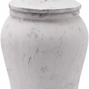 UK Homeliving Bloomville Stone Ginger Jar