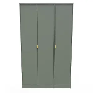 Fuji 3 Door Wardrobe in Reed Green (Ready Assembled)