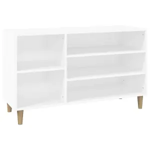 Berkfield Shoe Cabinet White 102x36x60 cm Engineered Wood