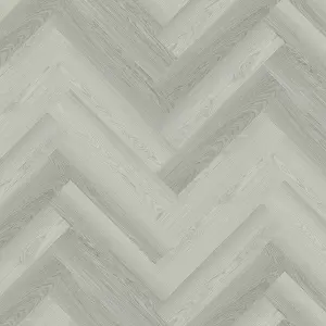 Light Grey Wood Effect Herringbone Vinyl Tile, 2.0mm Matte Luxury Vinyl Tile For Commercial & Residential Use,5.0189m² Pack of 80