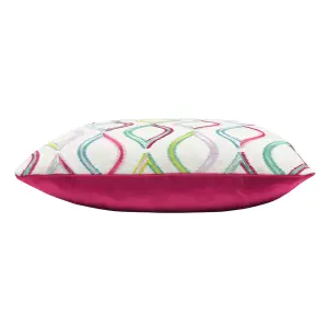 Prestigious Textiles Spinning Top Abstract Embroidered Feather Filled Cushion