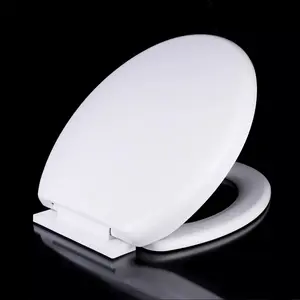 Luxury Bathroom Toilet Seat Soft Close White Seats Anti Slam WC Home Heavy Duty