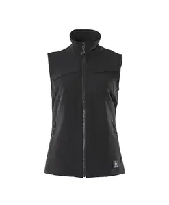 Mascot Accelerate Ladies Ultimate Stretch Light Gilet Jacket (Black)  (XX Large)