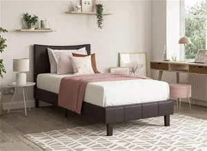 Jakarta Single Bed Frame - 3'0 Single - Brown