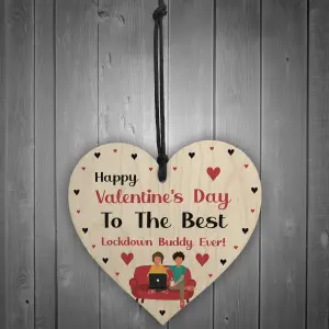 Valentines Day Gift Card For Boyfriend Girlfriend Funny Lockdown Gift For Couple Keepsake