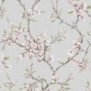 Boutique Eliza Blush Smooth Wallpaper Sample