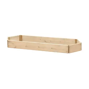 Greena Extended Hexagonal Raised Bed 120 x 30cm, H15cm