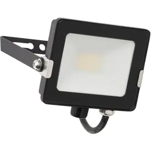 2 PACK Outdoor Waterproof LED Floodlight - 20W Cool White LED - Matt Black