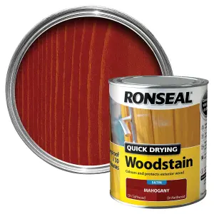 Ronseal Mahogany Satin Wood stain, 750ml