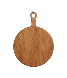 MasterClass Gourmet Prep & Serve Round Oak Board